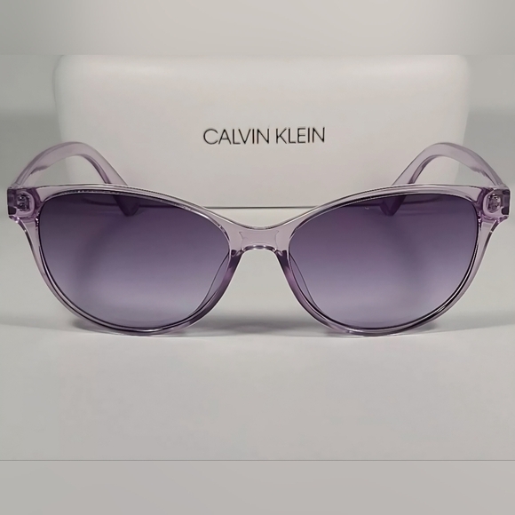 Calvin Klein Accessories - Calvin Klein Womens Purple Cat Eye Ladies Sunglasses (NWT)